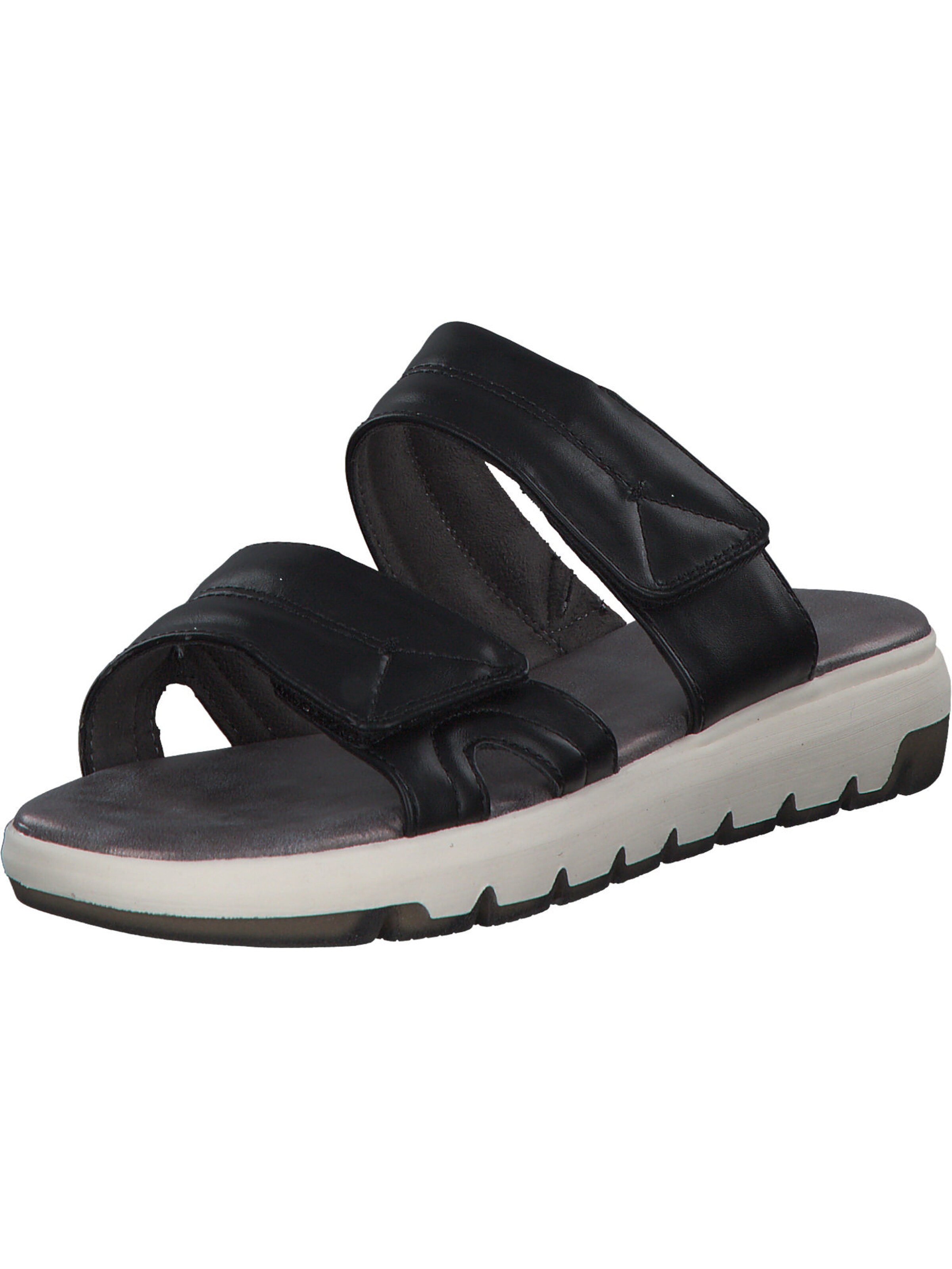 JANA Pantolette in Schwarz: Vorderseite