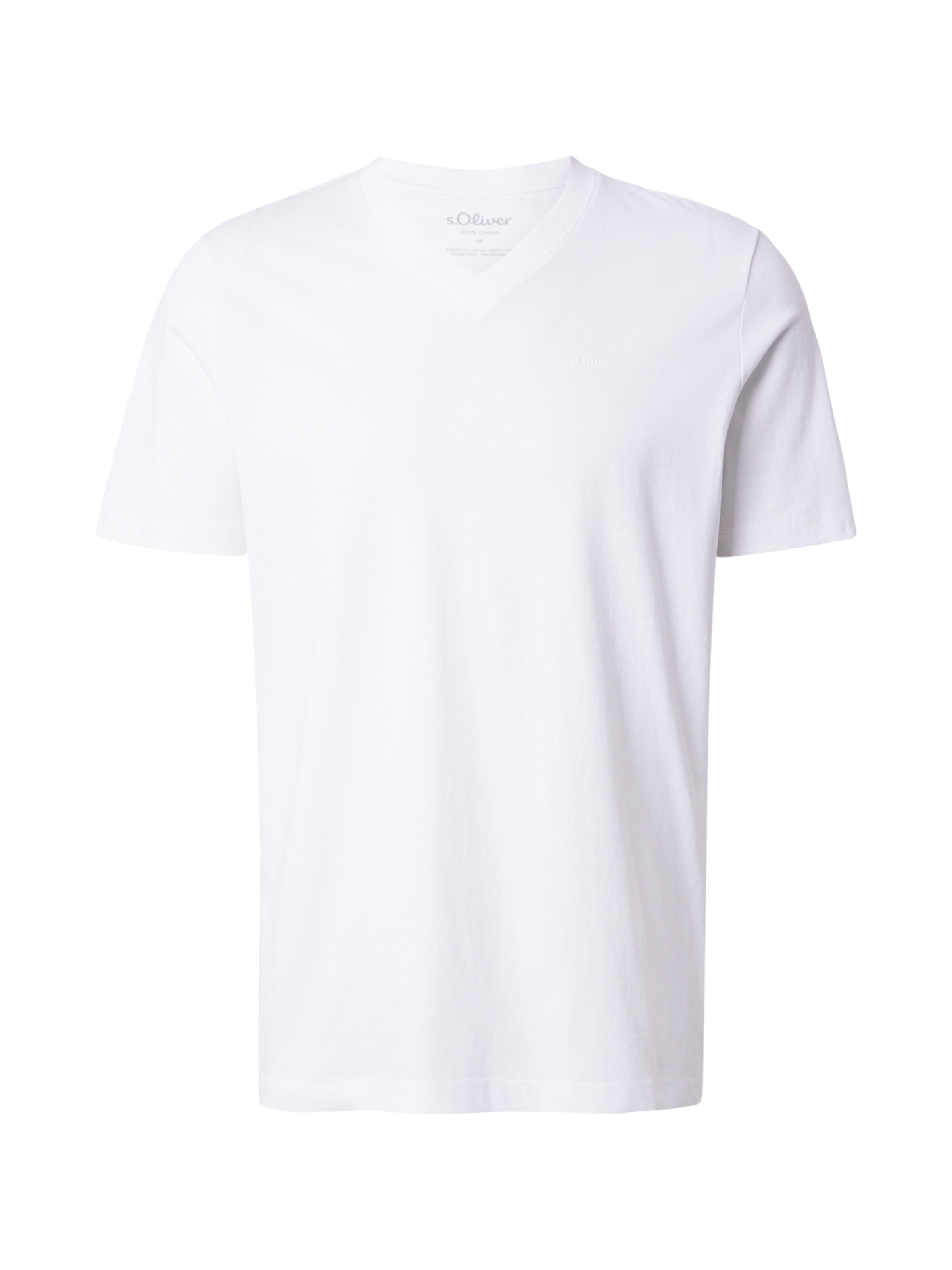 s.Oliver T-Shirt in Weiß: Vorderseite