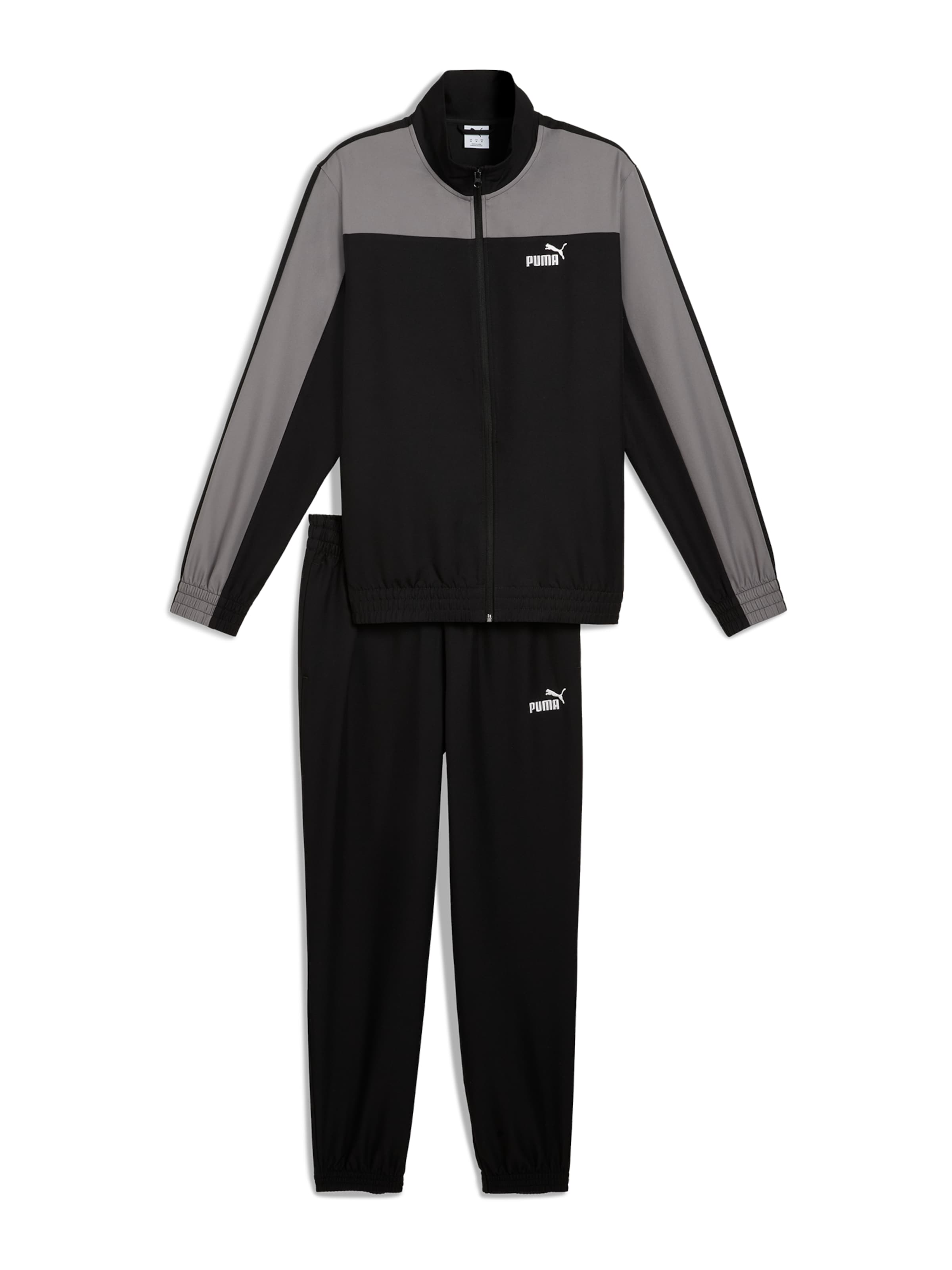 PUMA Домашен анцуг в черно: отпред