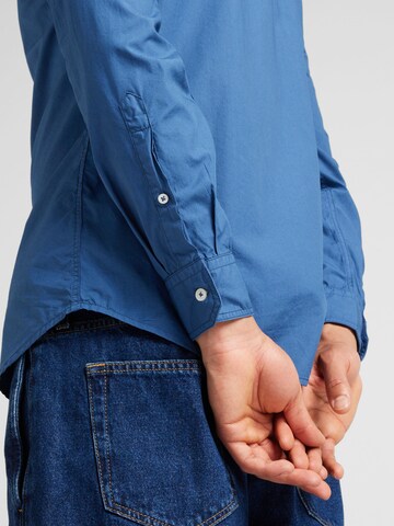 UNITED COLORS OF BENETTON Regular fit Риза в синьо
