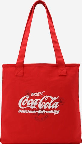 Cabas 'CAU CONVERSE X COCA COLA' CONVERSE en rouge : devant