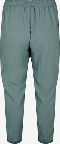 Zizzi Cargo Pants 'Macy' in Green