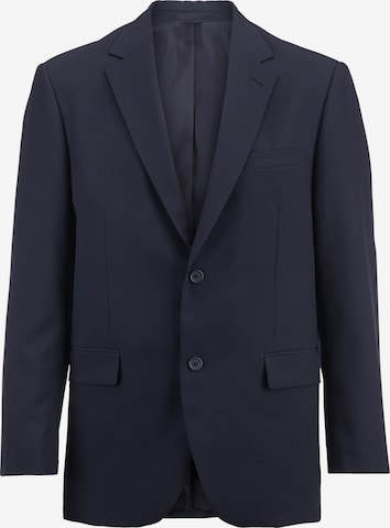 Men Plus Suit Jacket in Blue: front