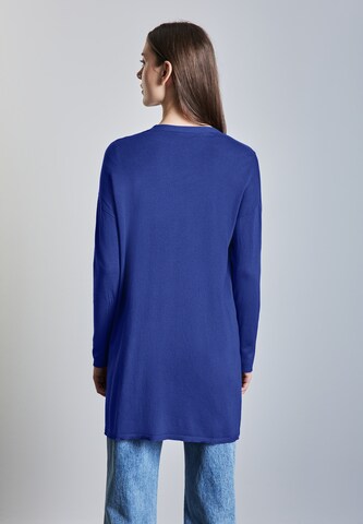 STREET ONE Knit Cardigan in Blue