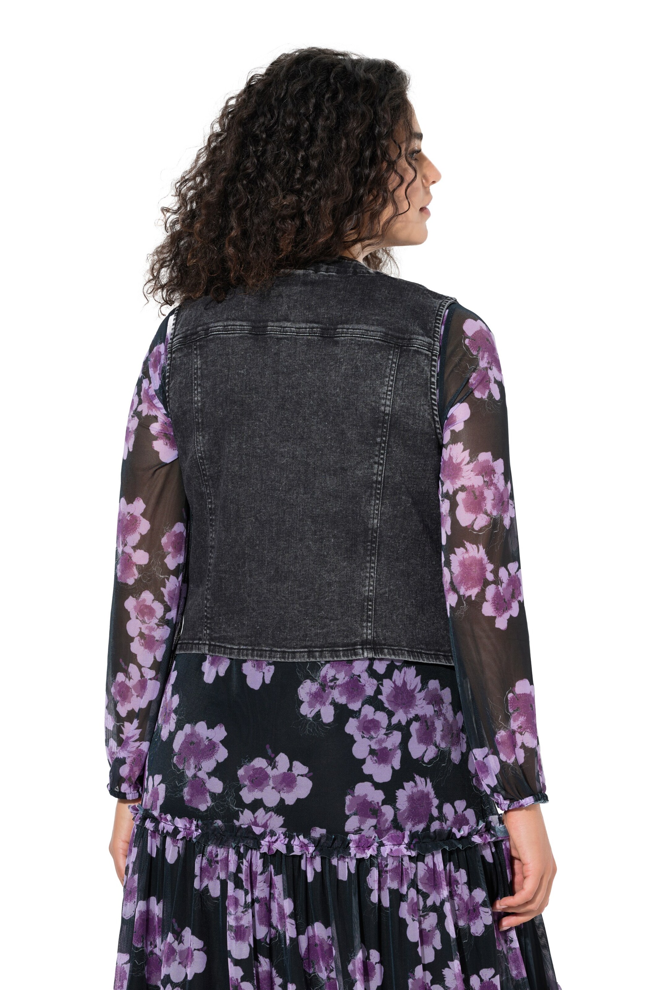 Ulla Popken Weste in Schwarz