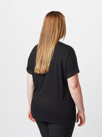 Tom Tailor Women + T-Shirt in Schwarz