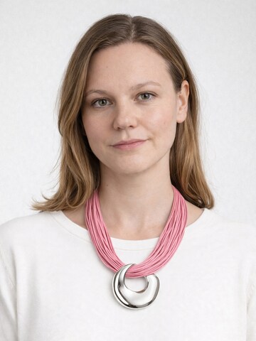 COLLEZIONE ALESSANDRO Necklace 'Evora' in Pink