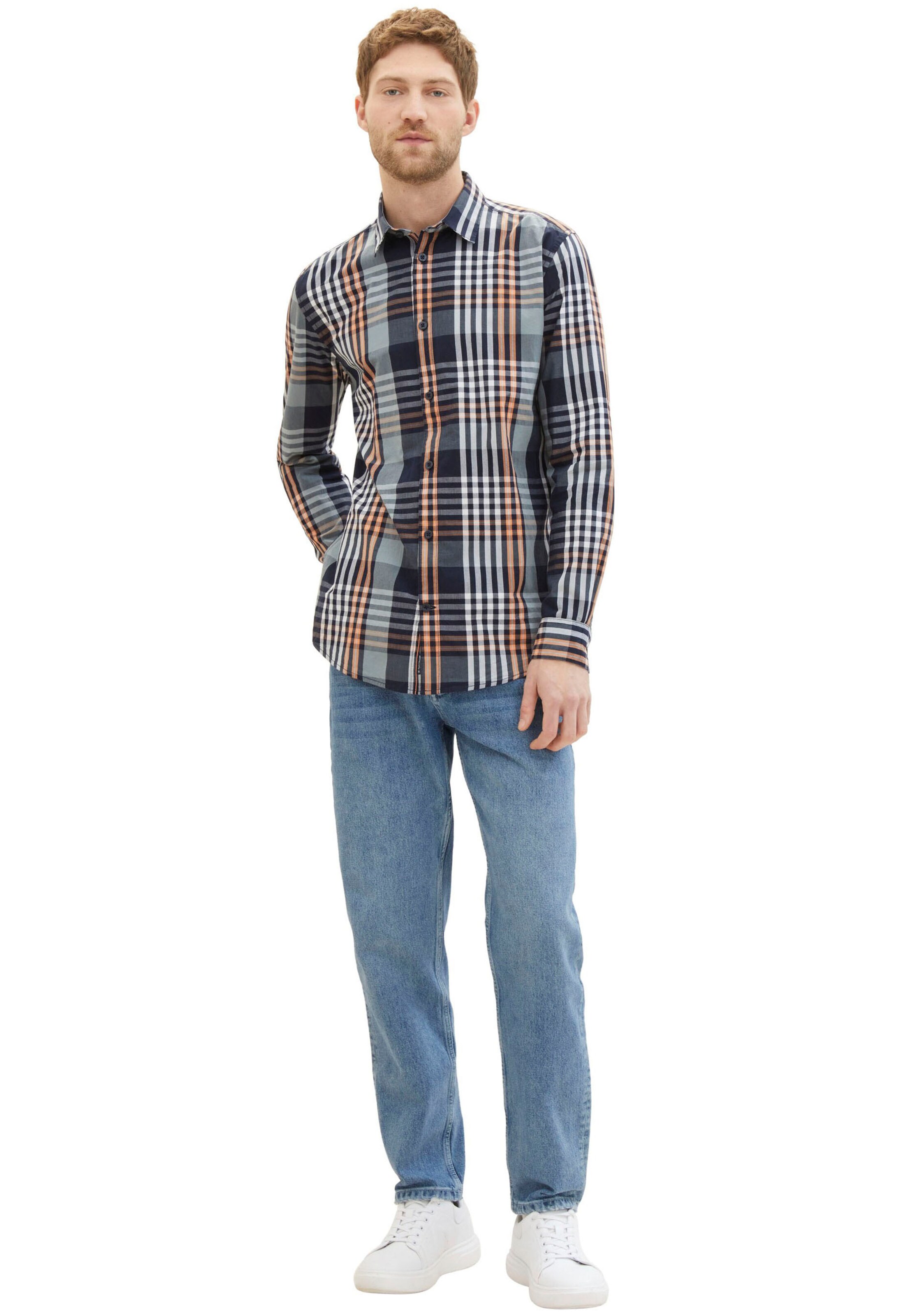 TOM TAILOR Regular fit Button Up Shirt in Mixed colors