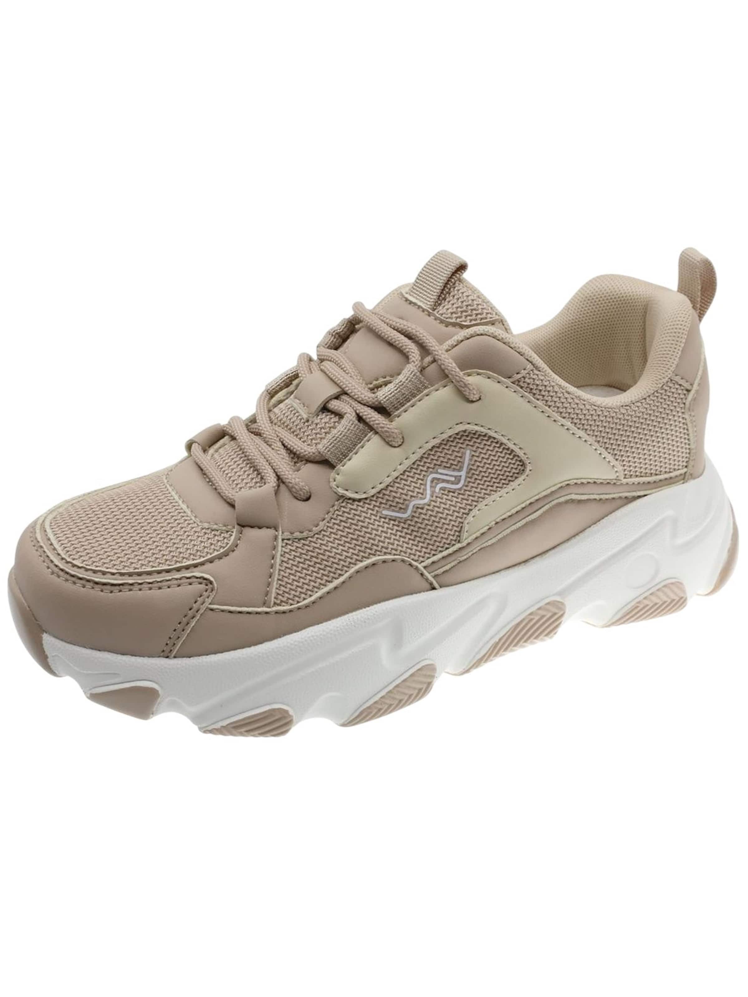Beppi Sneakers laag in Beige: voorkant