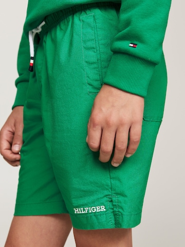 TOMMY HILFIGER Regular Hose in Grün