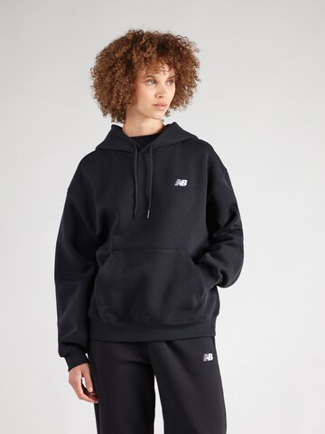 new balance Sweatshirt in Zwart: voorkant