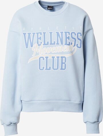 Sweat-shirt 'Riley' Gina Tricot en bleu : devant