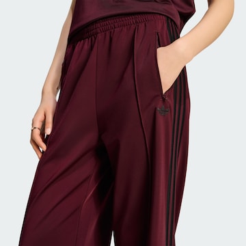 Wide leg Pantaloni 'Firebird' di ADIDAS ORIGINALS in rosso