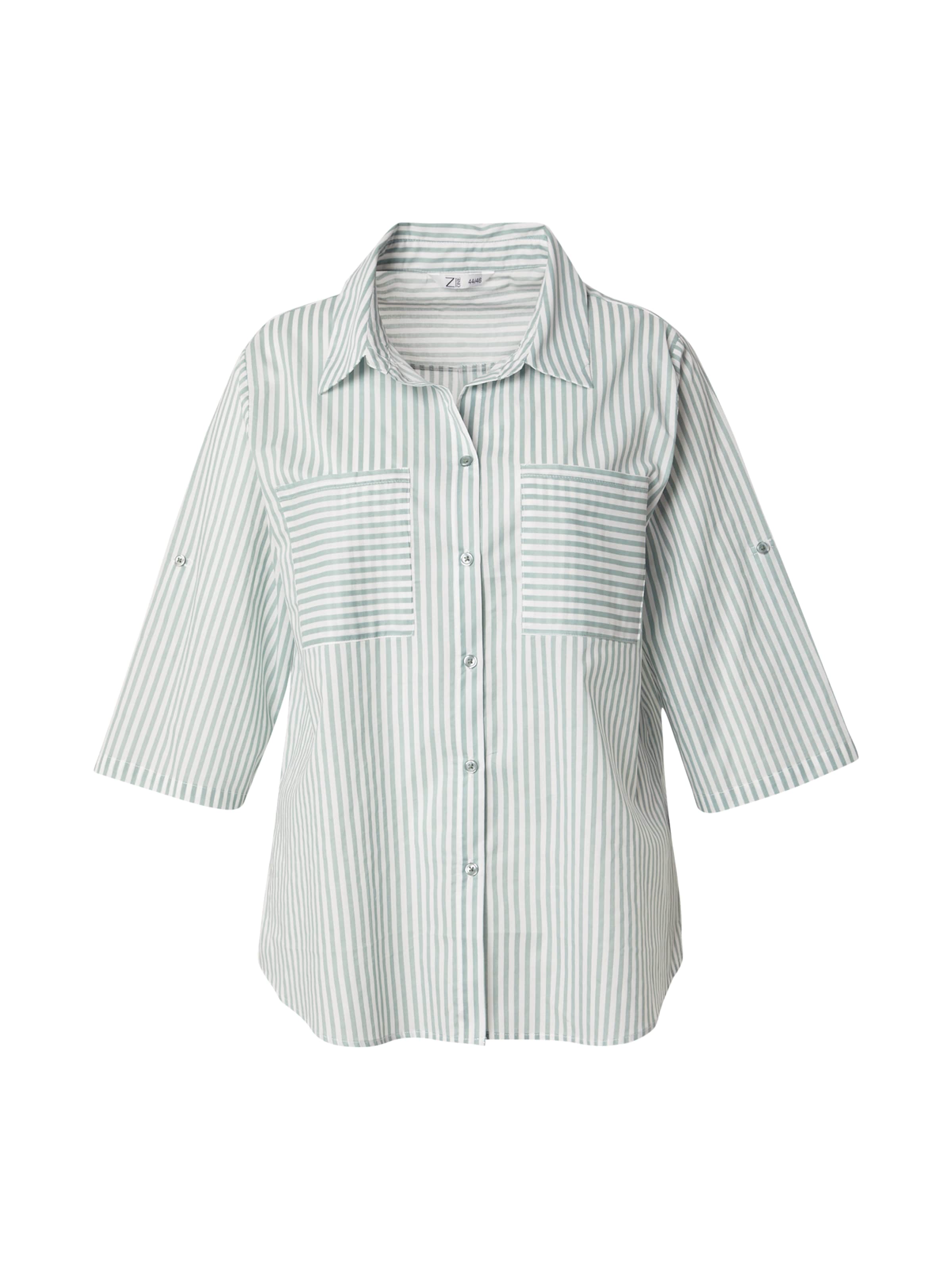 Z-One Bluse 'He44dda' in Grün: Vorderseite