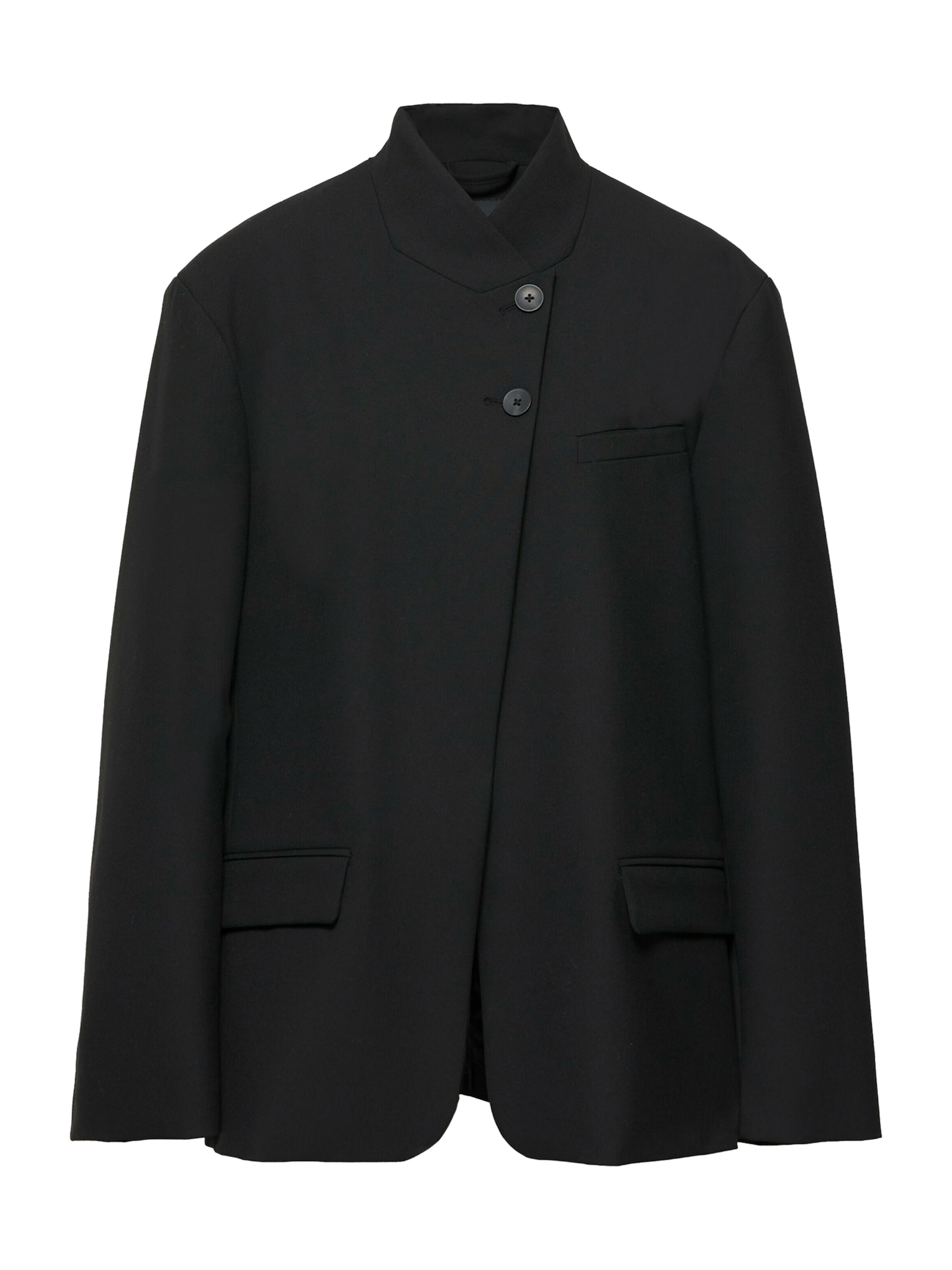 Pull&Bear Blazer en 34 en noir, Vue avec produit