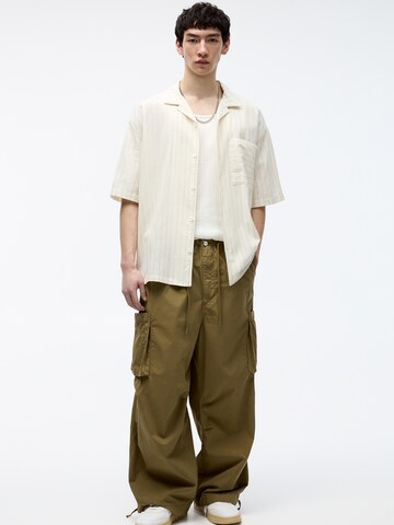 Pull&Bear Loose fit Cargo trousers in Green