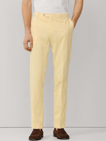 Coupe slim Pantalon chino 'KENSINGTON' Hackett London en jaune : devant