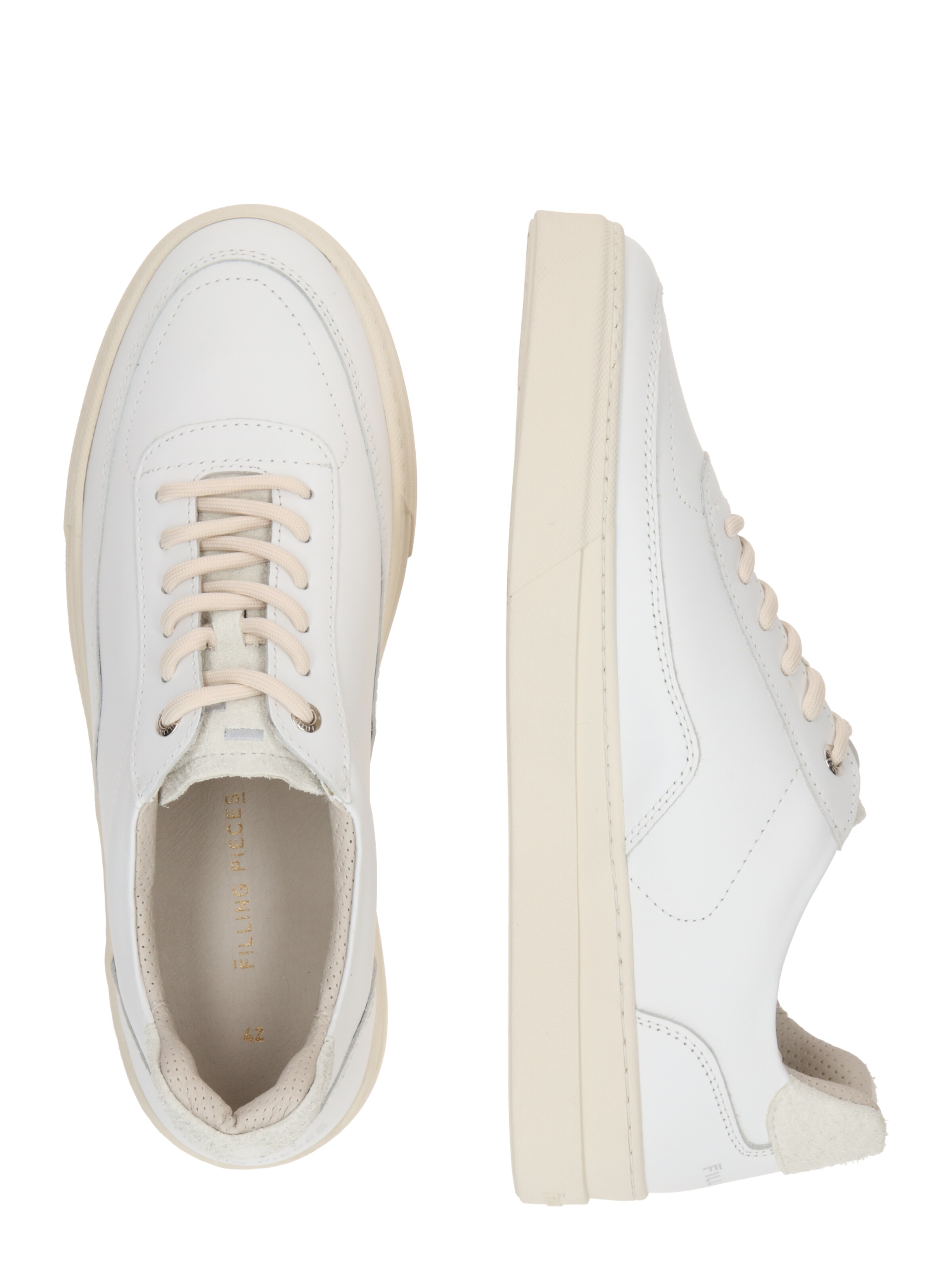 Baskets basses Filling Pieces en blanc