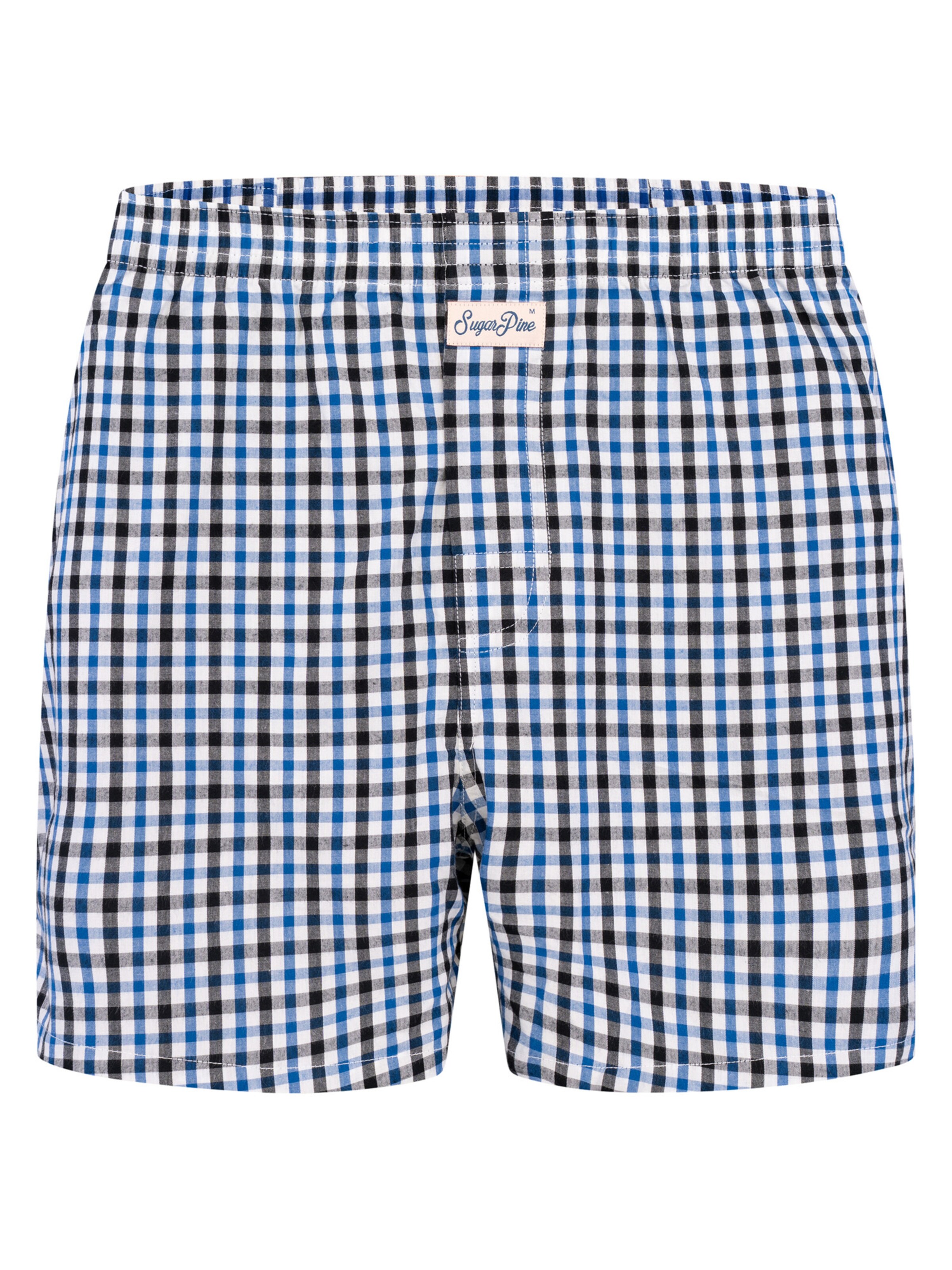 Boxers ' Mix Karos ' Sugar Pine en bleu