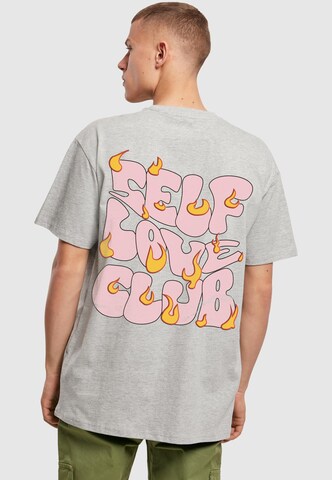 2Y Studios Shirt 'Self Love Club' in Grey: front
