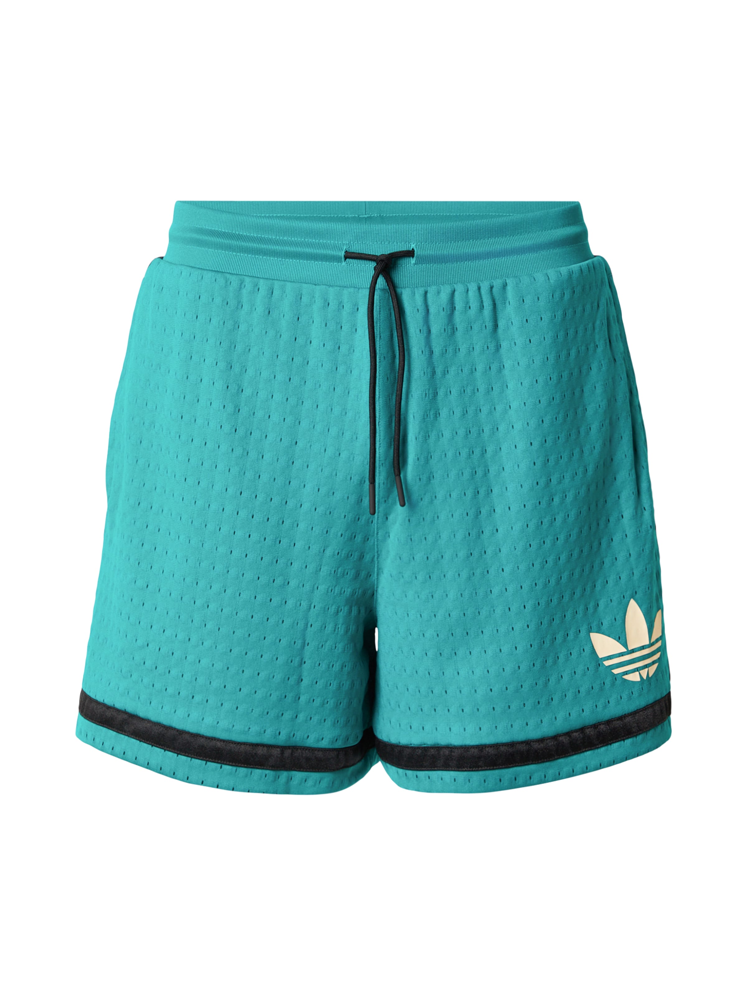 Kelnės 'Originals Basketball' iš ADIDAS ORIGINALS, spalva – turkio spalva / juoda, Prekių apžvalga