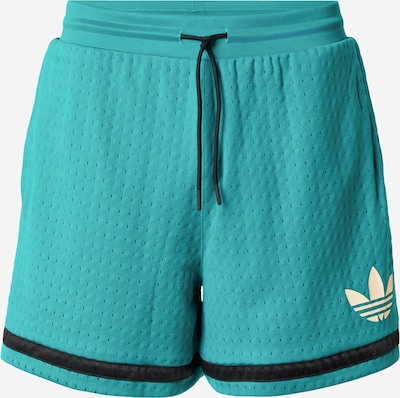 Kelnės 'Originals Basketball' iš ADIDAS ORIGINALS, spalva – turkio spalva / juoda, Prekių apžvalga