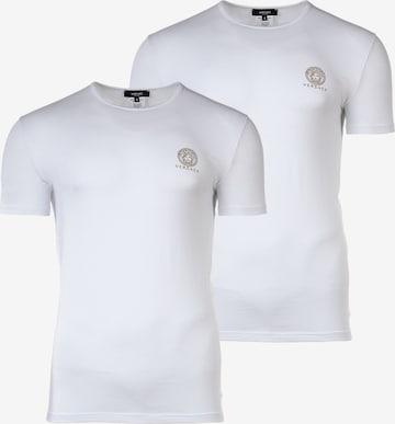 VERSACE Undershirt in White: front