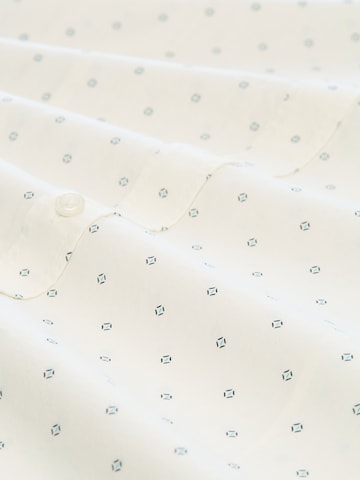 TOM TAILOR - Ajuste estrecho Camisa en blanco