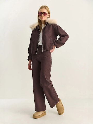Veste mi-saison 'Jacken' Bianco Lucci en marron