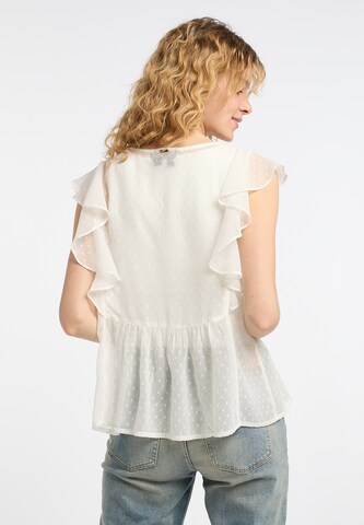 DreiMaster Vintage - Blusa en blanco