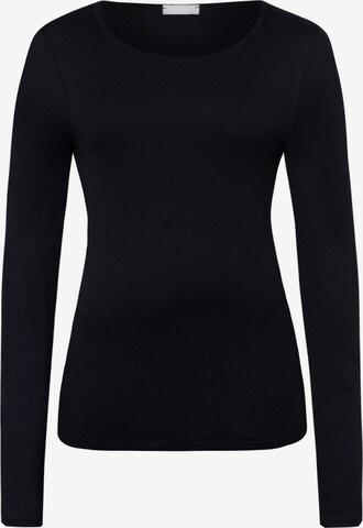 Hanro Longsleeve ' Ultralight ' in Schwarz: predná strana