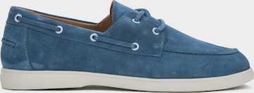 Estro Moccasin '09-4833' in Blue: front