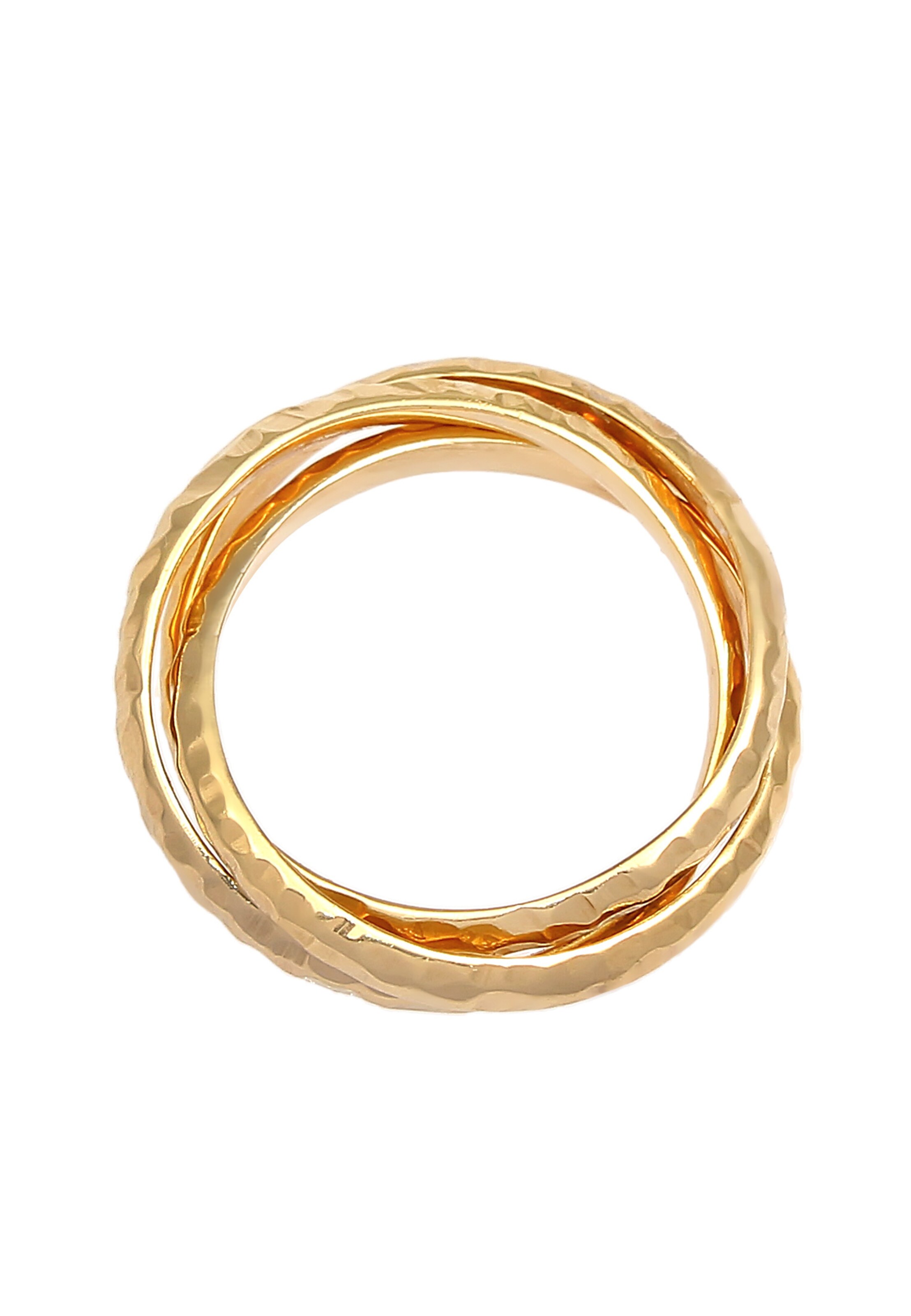 ELLI Ring 'Wickelring' in Goud