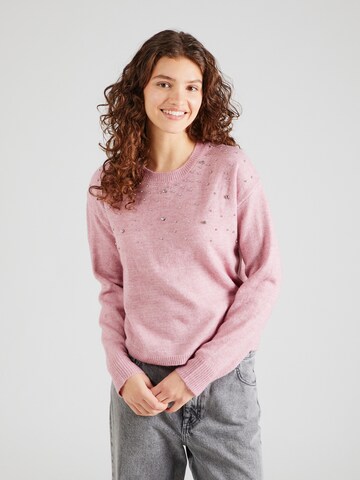 JDY Pullover 'JDYNAMI' i lilla: forside