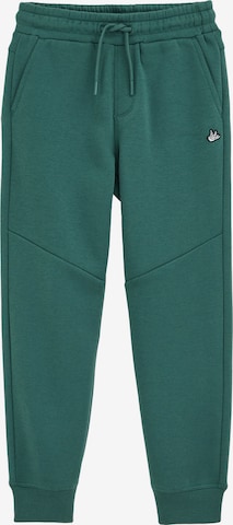 WE Fashion Tapered Housut värissä vihreä: etupuoli