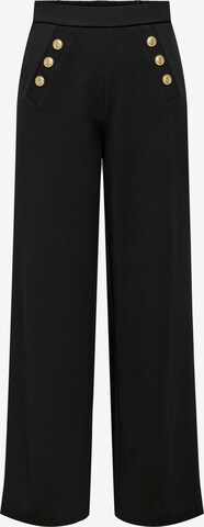 ONLY - Loosefit Pantalón 'SANIA' en negro: frente