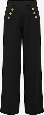 ONLY - Loosefit Pantalón 'SANIA' en negro: frente