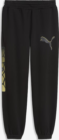 PUMA Sporthose in S/Regular in hellgelb / grau / schwarz, Produktansicht