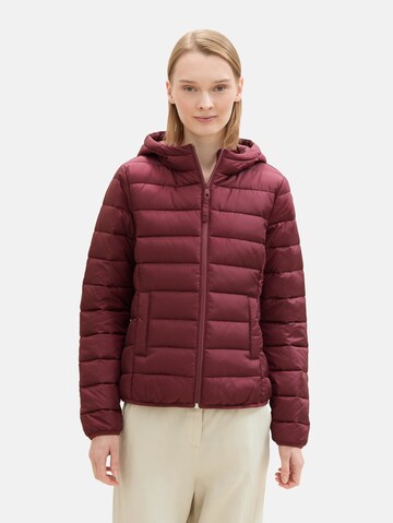 TOM TAILOR DENIM Between-season jacket in Red: front