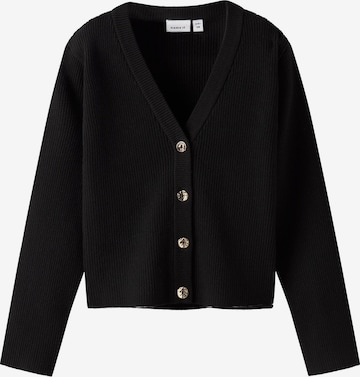 Cardigan NAME IT en noir : devant