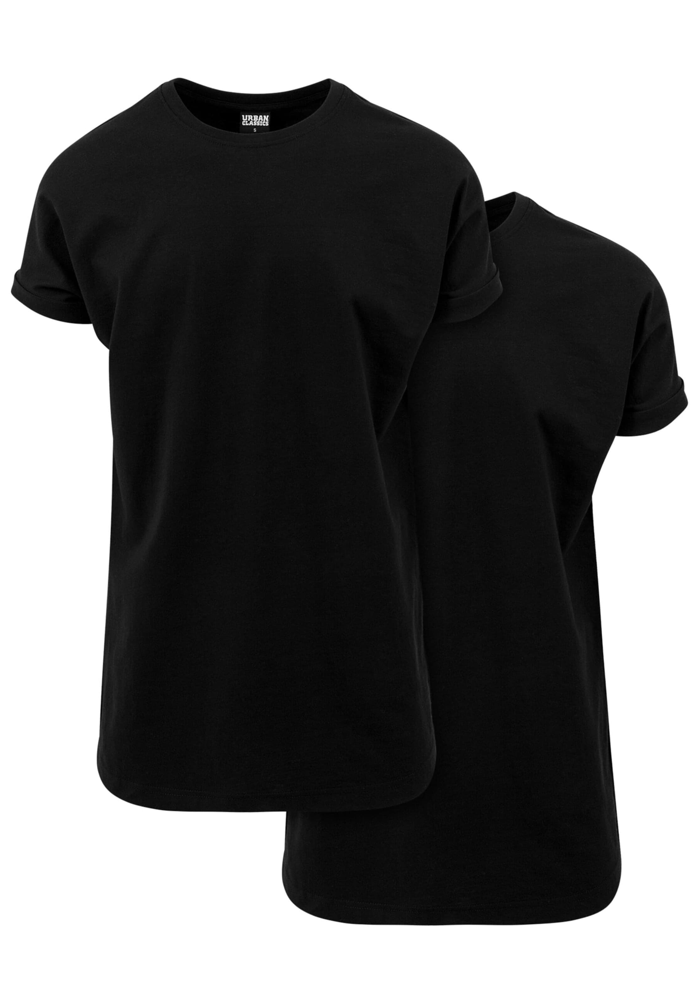 Urban Classics T-Shirt en L en noir, Vue avec produit