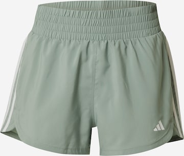 Pantalon de sport 'PACER' ADIDAS PERFORMANCE en vert : devant