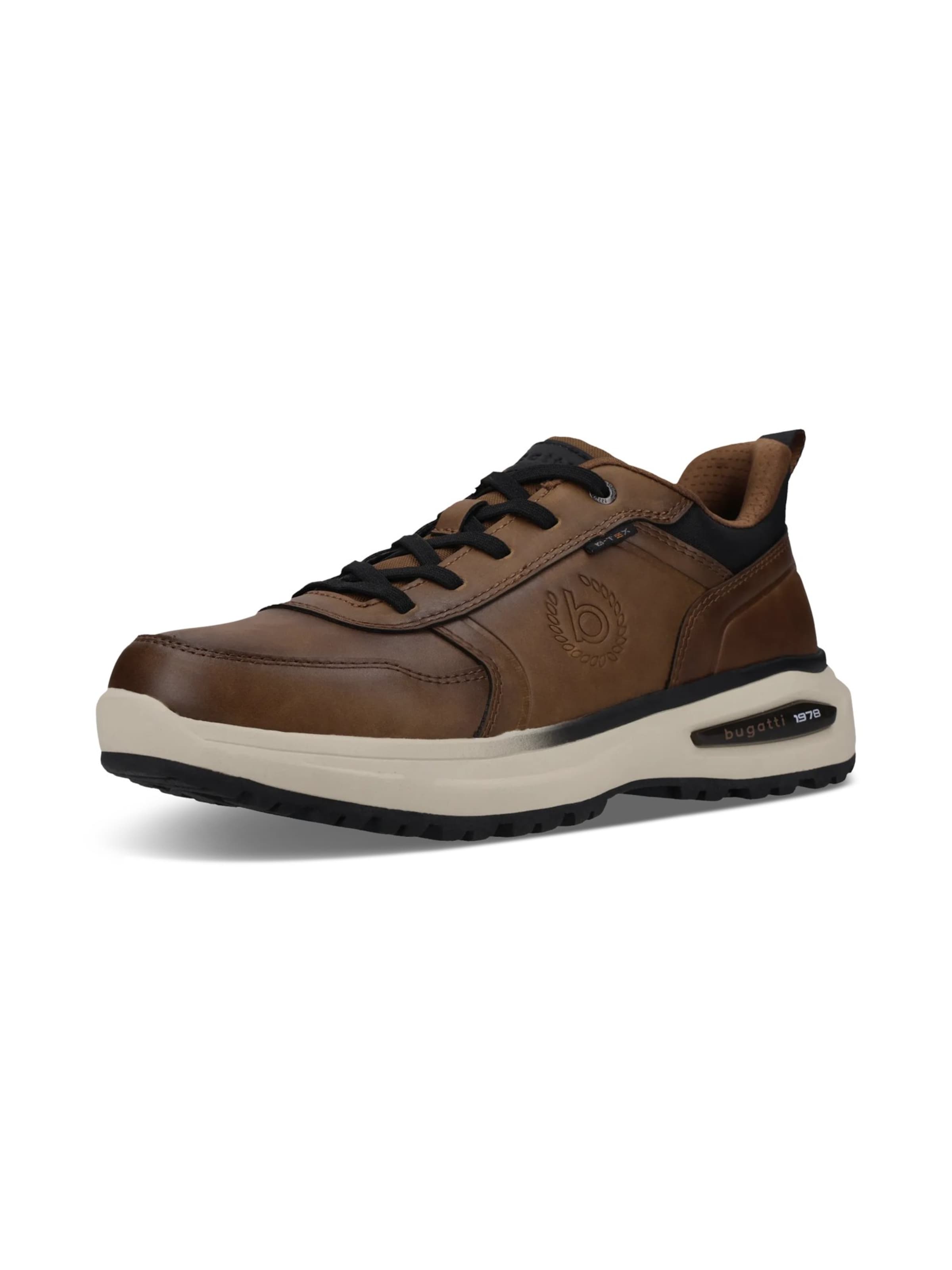 Baskets basses bugatti en marron : devant