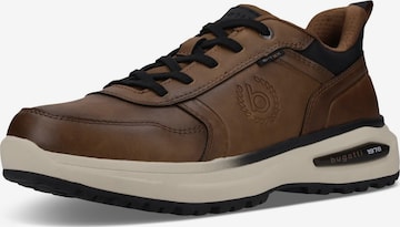 Baskets basses bugatti en marron : devant
