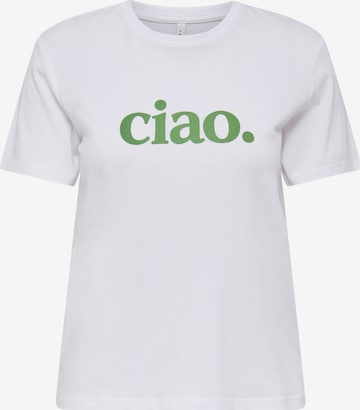 ONLY Tričko 'ONLMIA' – bílá: přední strana