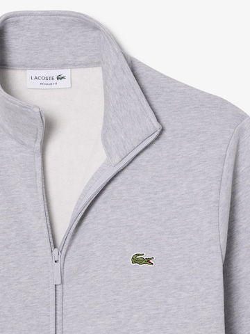 LACOSTE Sweatjacke in Grau