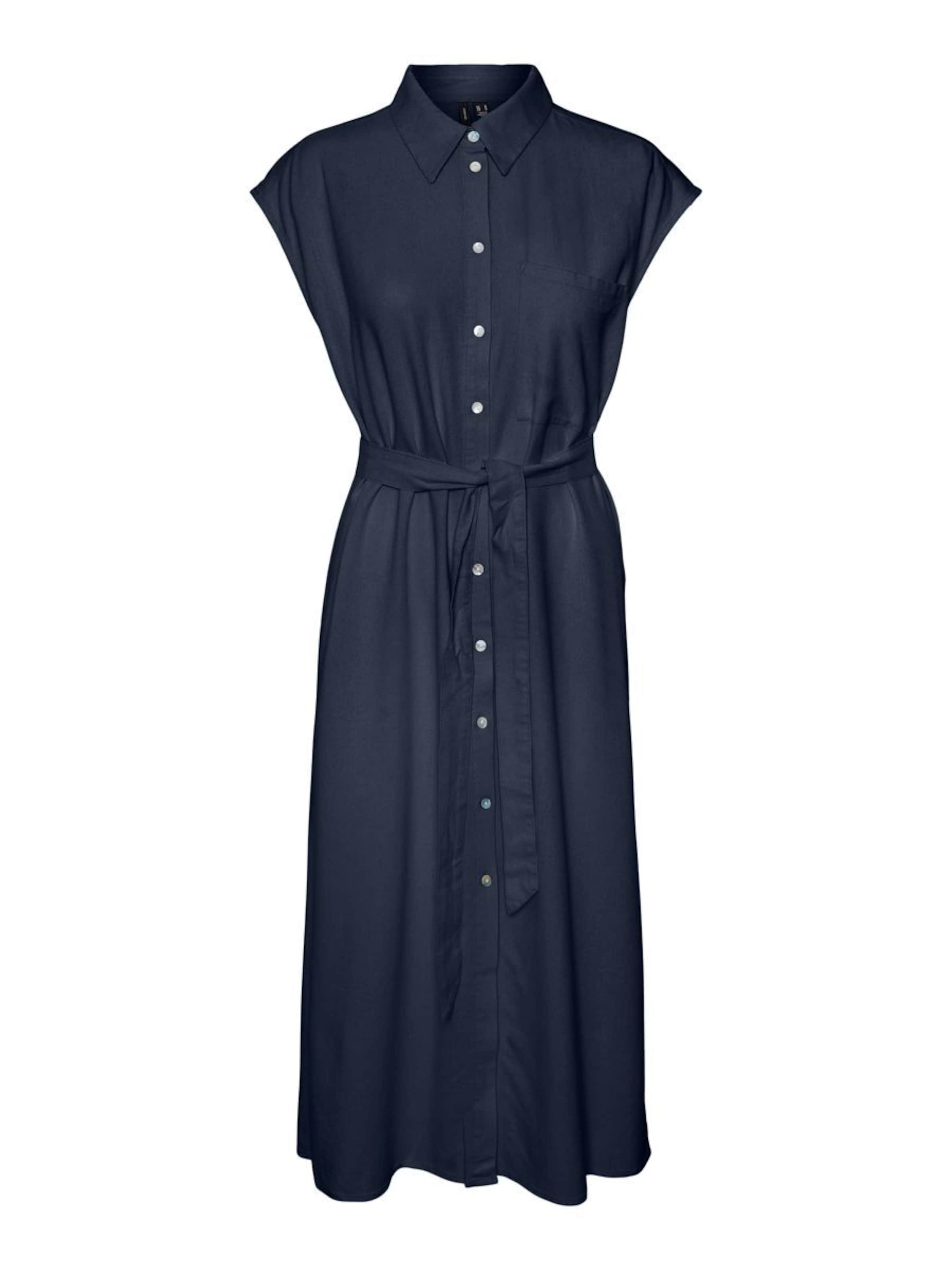 VERO MODA Shirt Dress 'VMMYMILO' in Blue: front