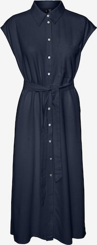 VERO MODA Blousejurk 'MYMILO' in Blauw: voorkant