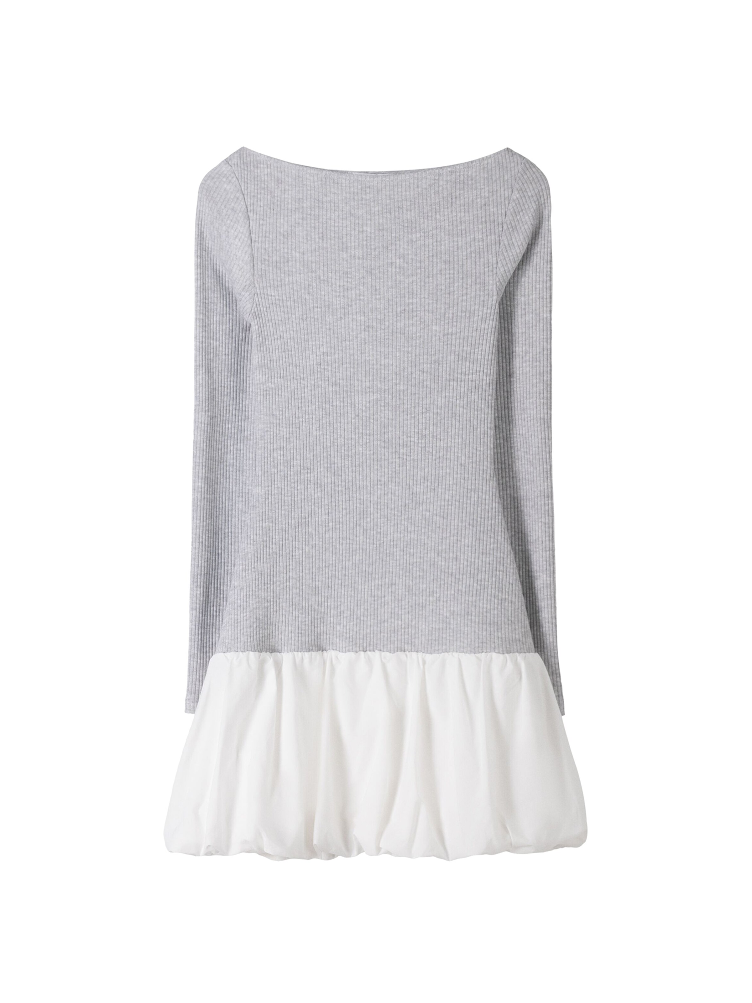 Abito di Bershka in grigio: frontale