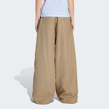 ADIDAS ORIGINALS Wide Leg Hose 'Firebird Adilenium' in Beige